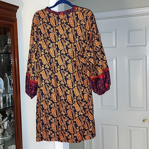 New Anthropologie Sachin & Babi Celestine Tunic Dress $168 PLUS 1X Blue - Picture 9 of 9